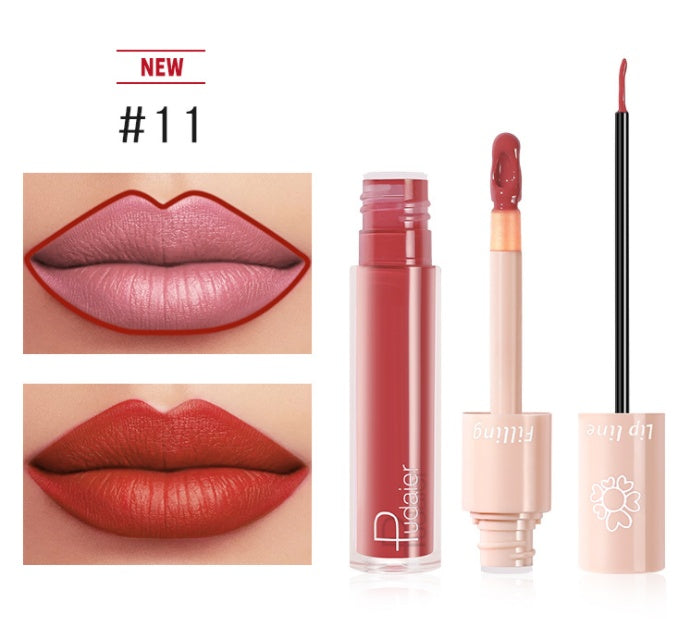 Pudaier Dual Lipstick Lip Gloss Liquid Lipstick