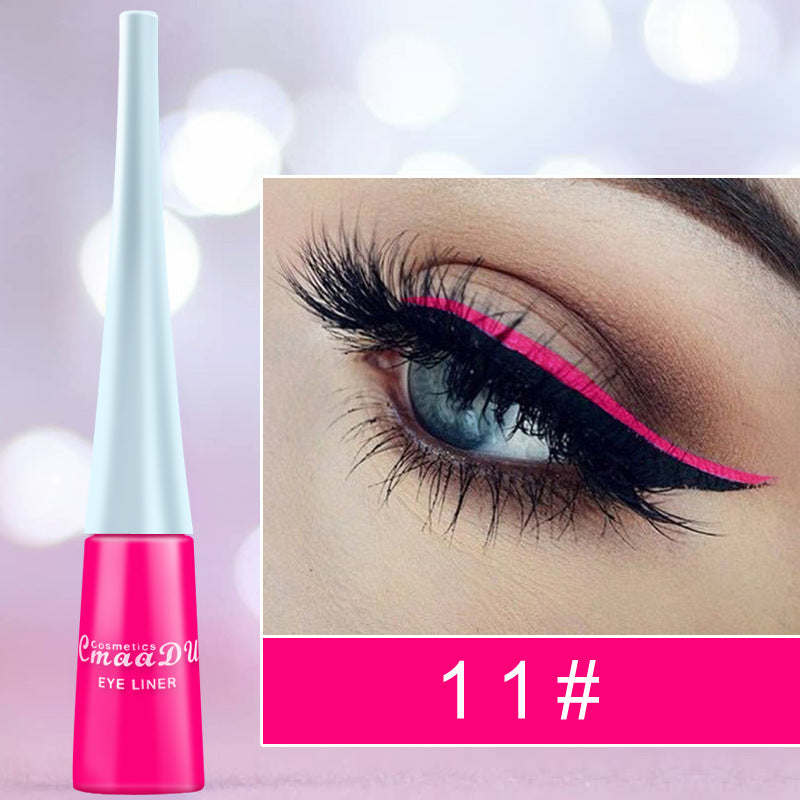 Colored Eyeliner Matte Quick-Dry Liquid Eyeliner