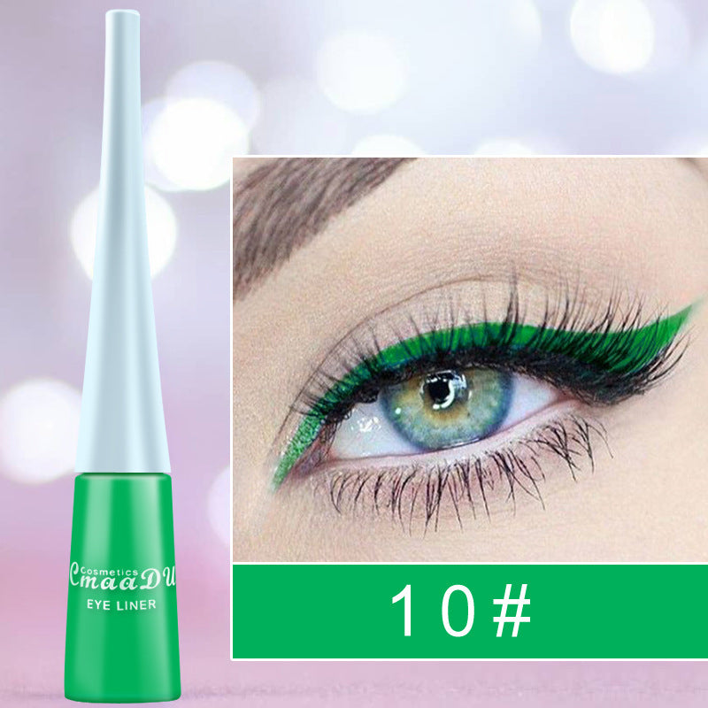 Colored Eyeliner Matte Quick-Dry Liquid Eyeliner