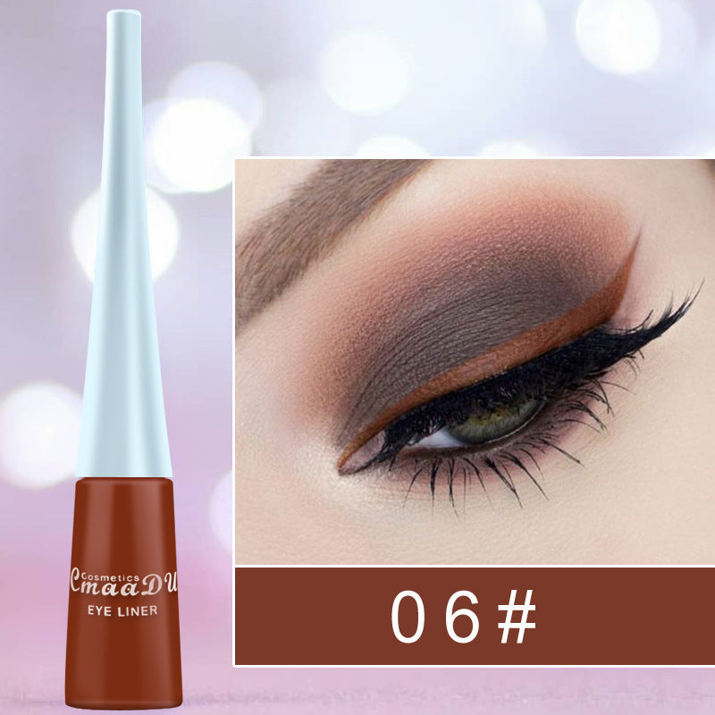 Colored Eyeliner Matte Quick-Dry Liquid Eyeliner