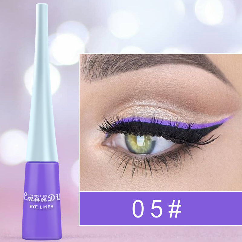 Colored Eyeliner Matte Quick-Dry Liquid Eyeliner