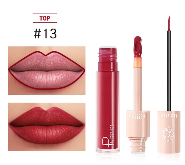 Pudaier Dual Lipstick Lip Gloss Liquid Lipstick